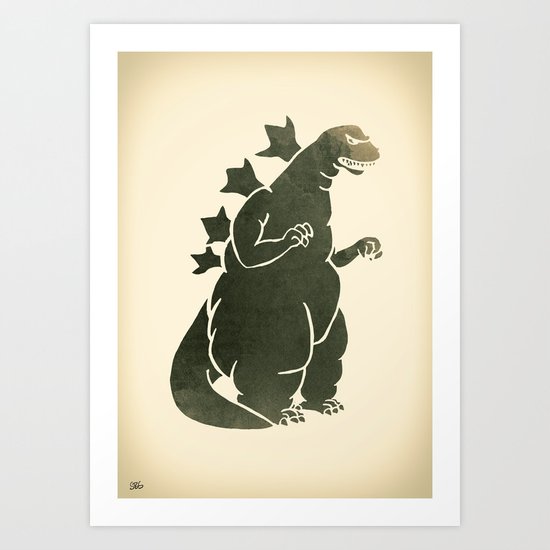 Godzilla - King of the Monsters Art Print