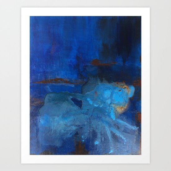 Blue Art Print