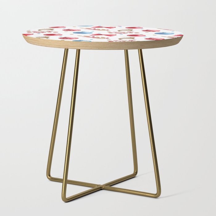 Deer and Red Bow Holidays Collection Side Table