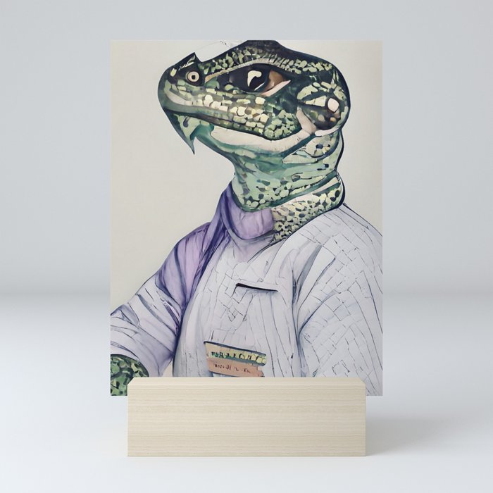 Official Lizard Mini Art Print