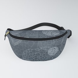 abstract design in blue Fanny Pack