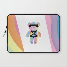 Classic Rainbow Bondage Bear Full Laptop Sleeve