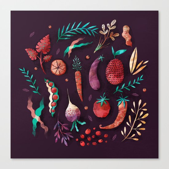 Veggies Canvas Print