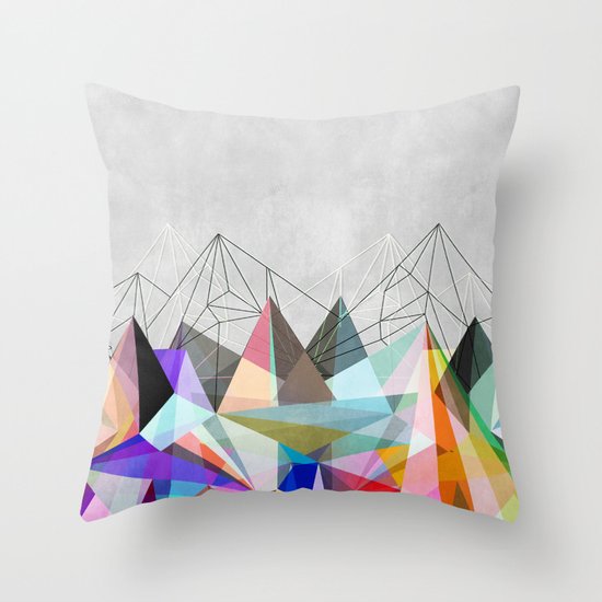 Colorflash 3 Throw Pillow