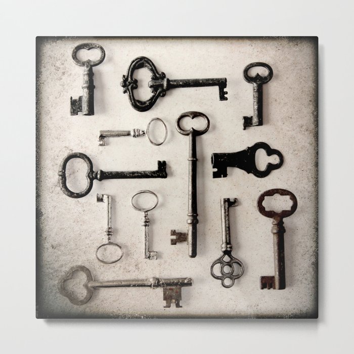 Skeleton Keys Metal Print