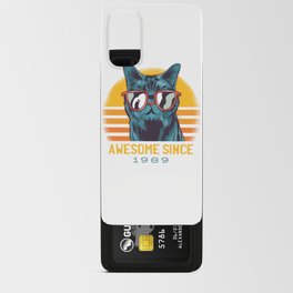 Awesome Cat Since 1989 Android Card Case