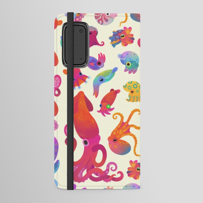 Cephalopod - pastel Android Wallet Case
