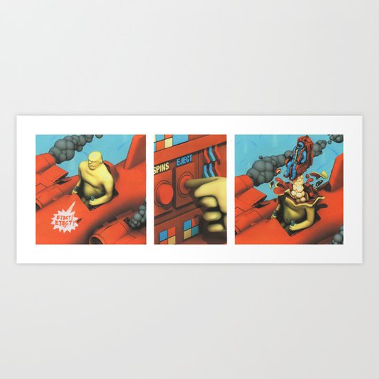 TEST PILOT Art Print