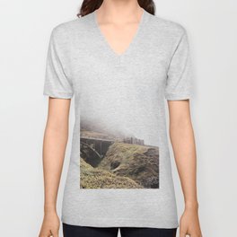 Oregon Coast Fog V Neck T Shirt