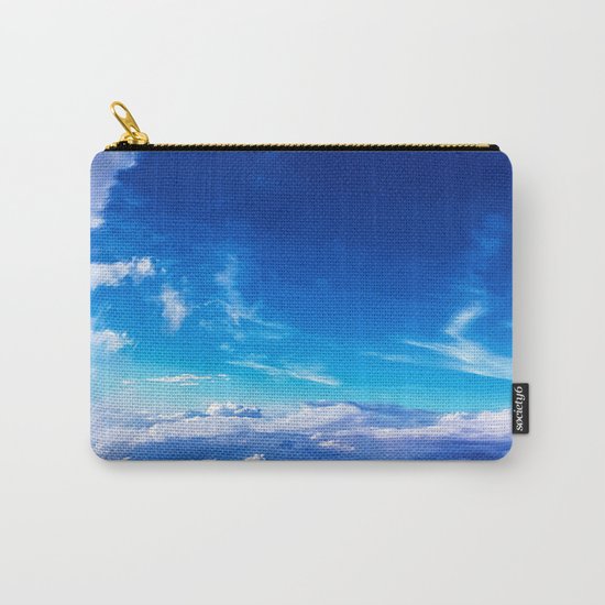 Above the clouds sky is always blue Carry-All Pouch