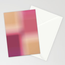 Blurred Jelly Cubes - Gradient Abstract Design  Stationery Card