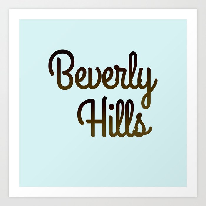 Beverly Hills Art Print