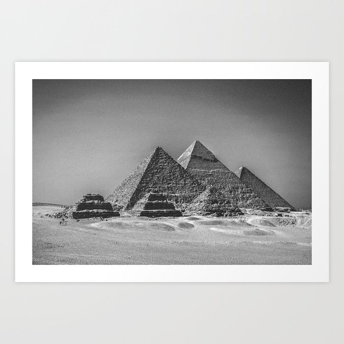 The Pyramids Art Print by Rassva | Society6