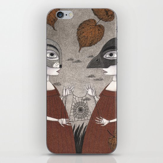 Ana and Eva (An All Hallows' Eve Tale) iPhone & iPod Skin