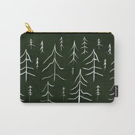 Forest Carry-All Pouch | Siberia, Hike, Travel, Minamalist, Ink Pen, Trees, Trail, Camp, Mountains, Trekking 
