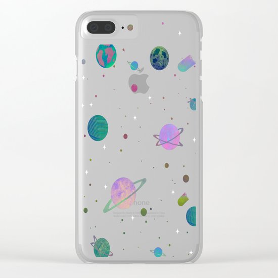 outerspace Clear iPhone Case