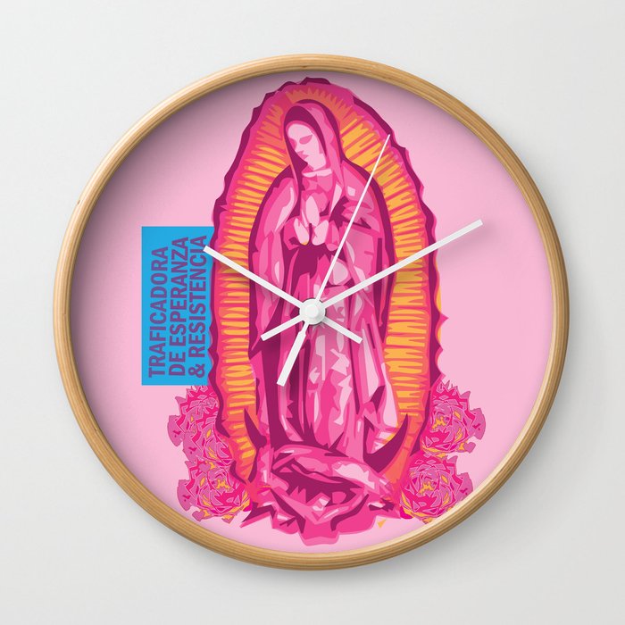 Virgen De Guadalupe Wall Clock