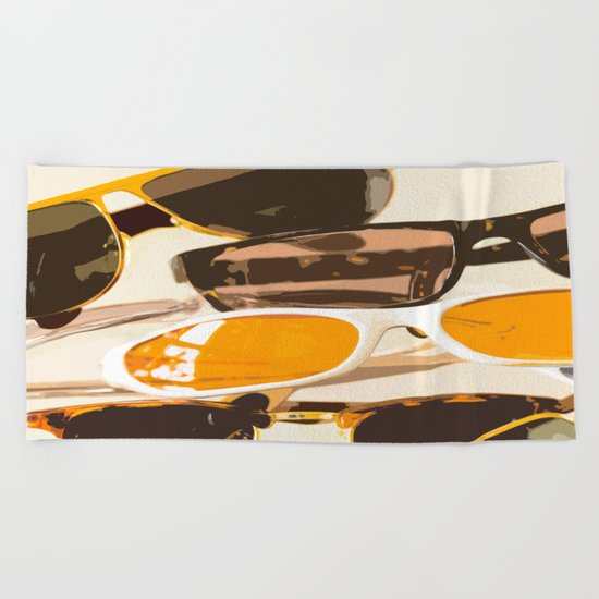 Let the sun shine - welcome spring and summer! Beach Towel