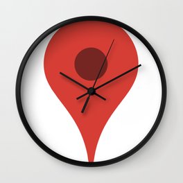 Maps Wall Clock