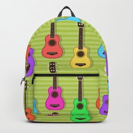Fun colorful Ukuele Pattern Backpack | Uke, Colorful, Fun, Musical, Guitar, Ukuleleplayer, Ukuelegifts, Hawaiian, Ukueledesign, Graphicdesign 