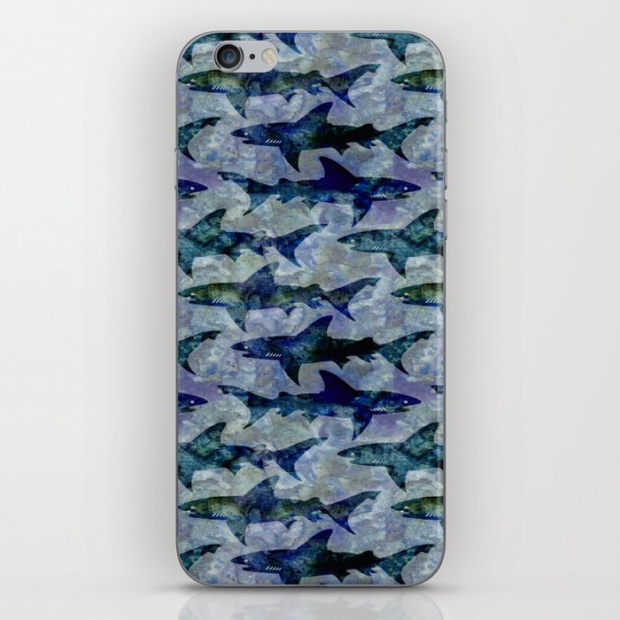 Deep Water Sharks iPhone Skin