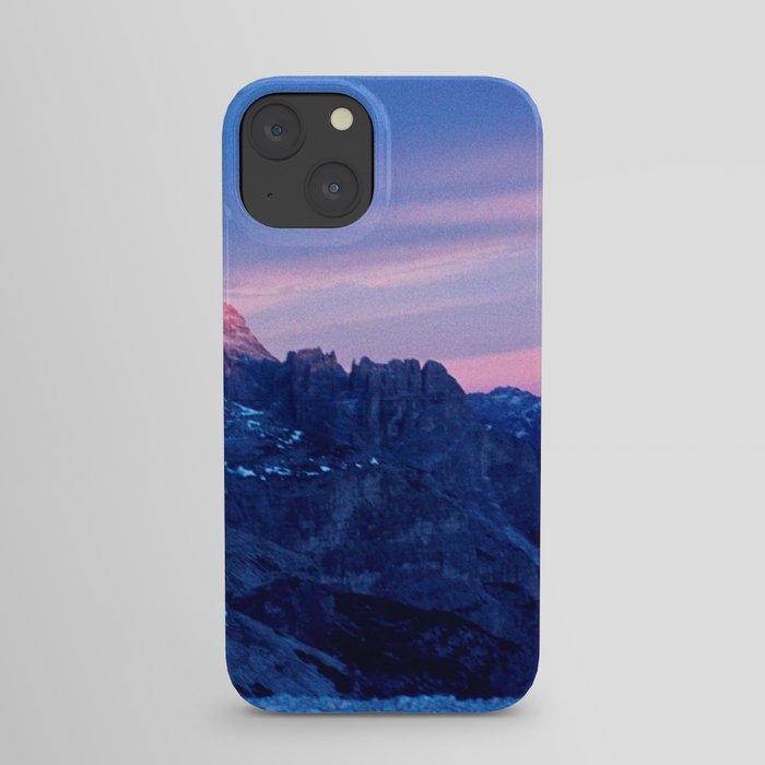Romantic Sunset in the Snowy Mountains #2 #art #society6 iPhone Case