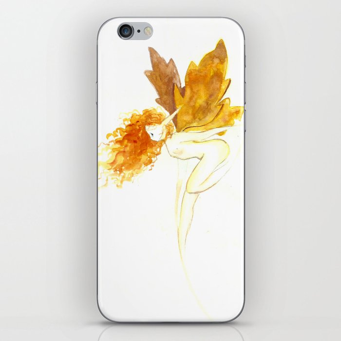 Autumn fairy iPhone Skin