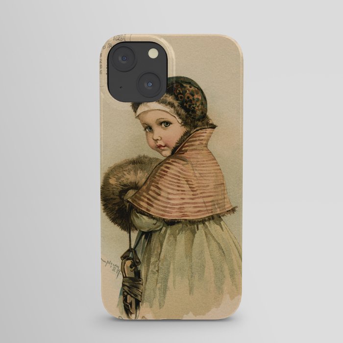 Scandinavian Girl Maud Humphrey iPhone Case
