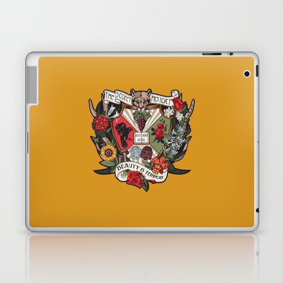 The Secret History "Beauty Is Terror" Crest Tech : 2 Laptop & iPad Skin