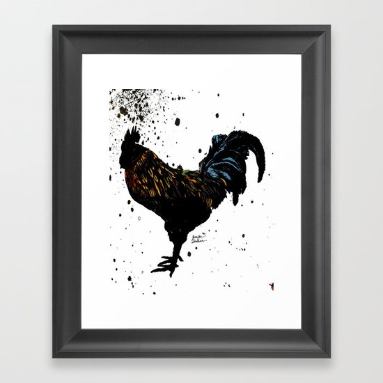 Rooster Thurston Framed Art Print