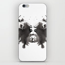 Rorschach test 1 iPhone Skin