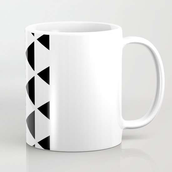 Sleyer Black on White Pattern Mug