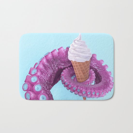 OCTOPUS ICE CREAM Bath Mat
