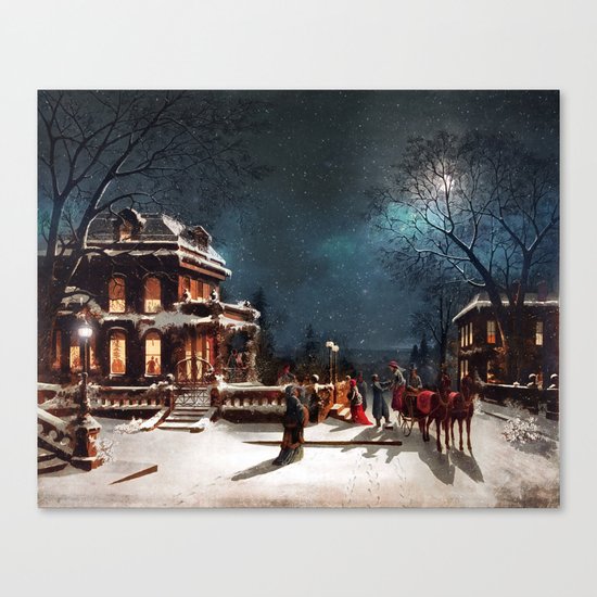 Vintage Christmas Canvas Print