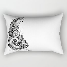 Sea Feather Rectangular Pillow