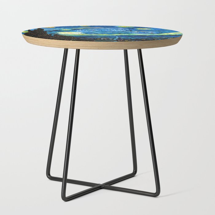 The Starry Night Vincent van Gogh Dutch painter Side Table