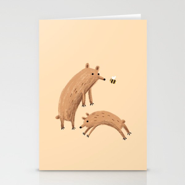 Bee & Bears Stationery Cards