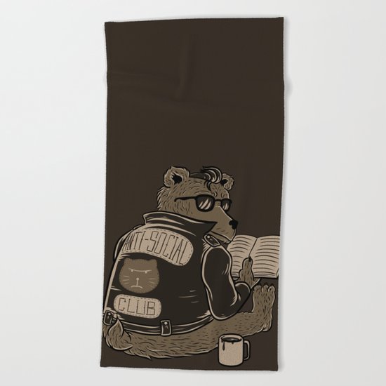 Anti Social Club Beach Towel