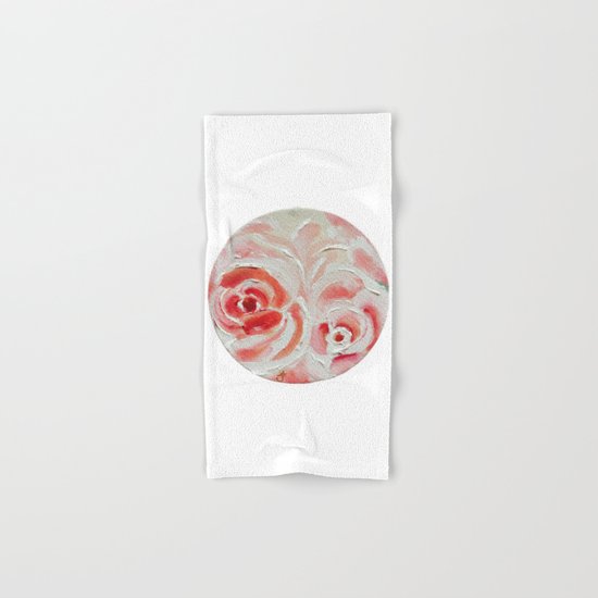 Peach Plums Hand & Bath Towel