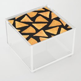 Orange Chips - Black Acrylic Box