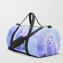 Arctic iceland fox Duffle Bag