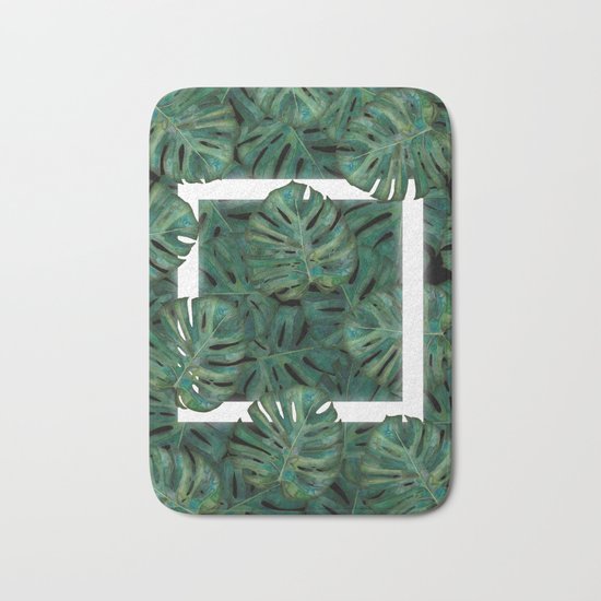 Square Between the Leaves Bath Mat