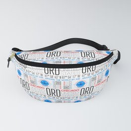 ORD Chicago USA Travel Fanny Pack