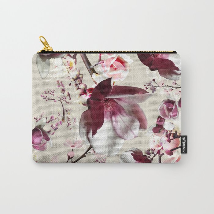 Magnolia cherry blossum Carry-All Pouch