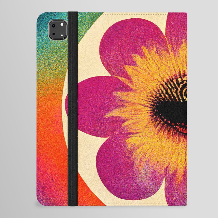 70s daisy flower  iPad Folio Case