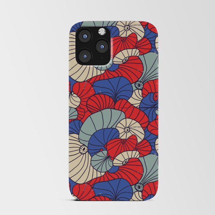 Japanese  Coral pattern iPhone Card Case
