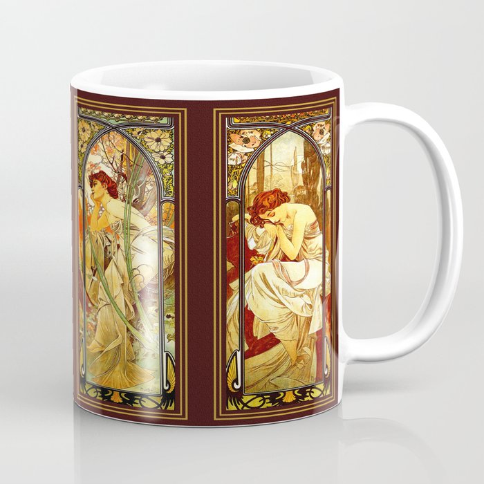 Vintage Art Nouveau - Alphonse Mucha Coffee Mug