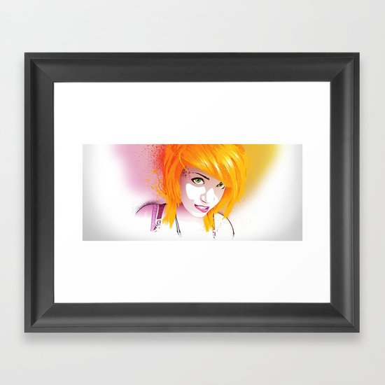 Yellow Framed Art Print