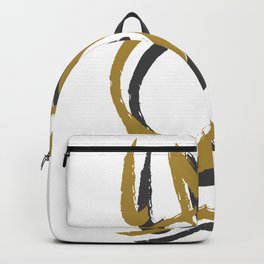 Letter "L" Backpack | Graphicdesign, Arabicletters, Typography, Vector, Letters, Calligraphy, Gold, Arabiccalligraphy, Goldletters, Digital 