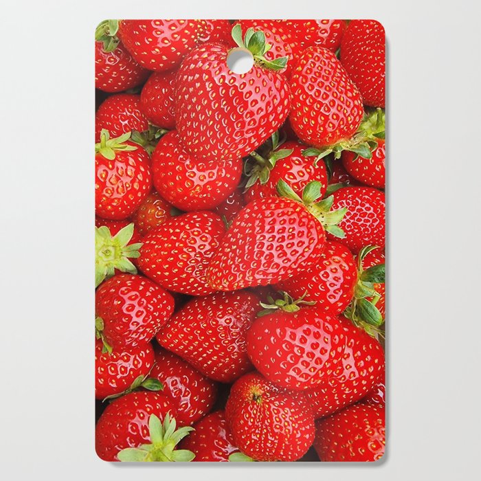 Sweet Strawberries Cutting Board